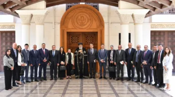 قداسة البابا تواضروس يستقبل مجموعة من السفراء المصريين