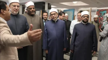 قيادات الأزهر يطلقون المعرض الفني الرابع لمسابقة الوافدين “المواهب والإمكانات”