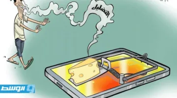 كاريكاتير دعائي – خداع!