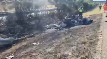 كاميرات السائقين توثق مكان حادث دييغو جوتا لاعب ليفربول واشتغال النيران في السيارة