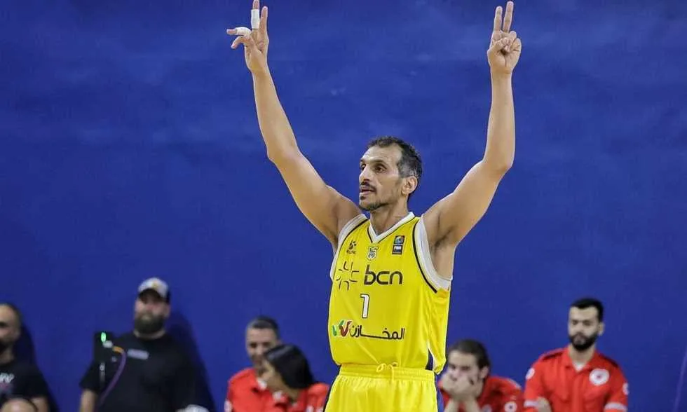 كرة السلة: إسماعيل أحمد يتوج ببطولة الدوري اللبناني مع الرياضي بعد اقترابه من الرقم 49