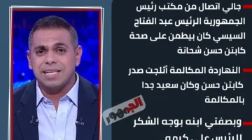 كريم حسن شحاتة: حديث الرئيس السيسي أسعد قلوبنا ونعبّر عن شكرنا لكرمه