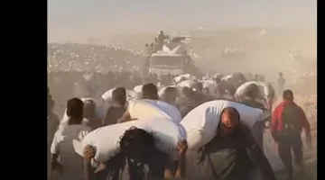 8 شهداء و40 جريحاً جراء إطلاق النار من قوات الاحتلال بالقرب من مركز توزيع المساعدات في جنوب غزة
