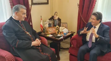 كنعان يلتقي الراعي: واجبنا دعم مؤسساتنا وجيشنا لحماية لبنان