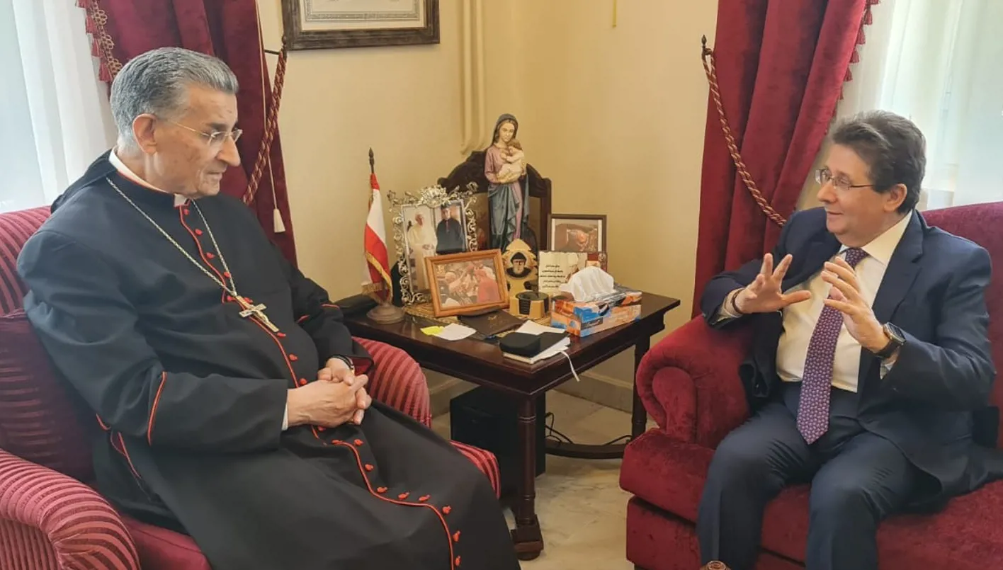 كنعان يلتقي الراعي: واجبنا دعم مؤسساتنا وجيشنا لحماية لبنان كنعان يلتقي الراعي: واجبنا دعم مؤسساتنا وجيشنا لحماية لبنان