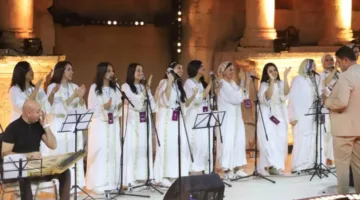 كورال “هارموني” المصري يحيي حفلة في “جرش”