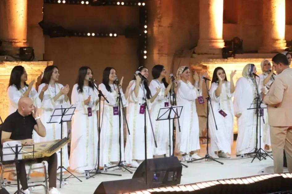 كورال “هارموني” المصري يحيي حفلة في “جرش” كورال “هارموني” المصري يحيي حفلة في “جرش”