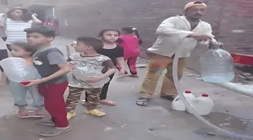 كيف تأثرت سكان الجيزة بانقطاع المياه والكهرباء لمدة 4 أيام؟ (صور)
