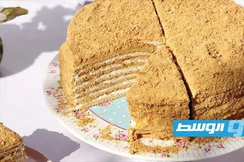 كيكة بالعسل