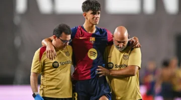 لاعب برشلونة الذي تعرض للإصابة يوشك على العودة.
