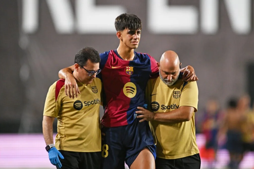 لاعب برشلونة الذي تعرض للإصابة يوشك على العودة. لاعب برشلونة الذي تعرض للإصابة يوشك على العودة.