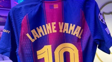 لامين يامال يحصل على القميص رقم 10 مع برشلونة رسميًا، مثل ميسي الجديد