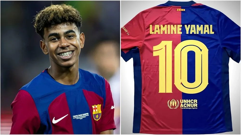 لامين يامال يمدد عقده مع برشلونة ويتبنى الرقم 10 على قميصه لامين يامال يمدد عقده مع برشلونة ويتبنى الرقم 10 على قميصه