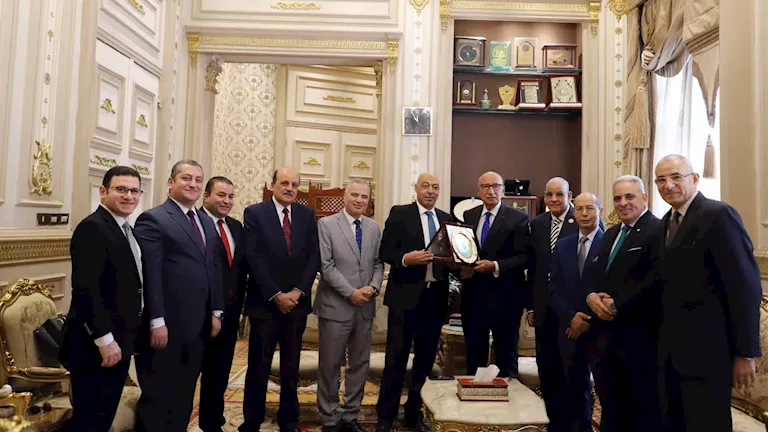 لتهنئته بموقعه الجديد.. رئيس محكمة النقض يرحب بوفد نادي قضاة البحيرة لتهنئته بموقعه الجديد.. رئيس محكمة النقض يرحب بوفد نادي قضاة البحيرة