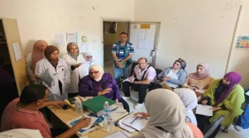 لجنة طبية لمراقبة مشروع منشأة تدعم الأطفال في مركز طب الأسرة بمرصفا