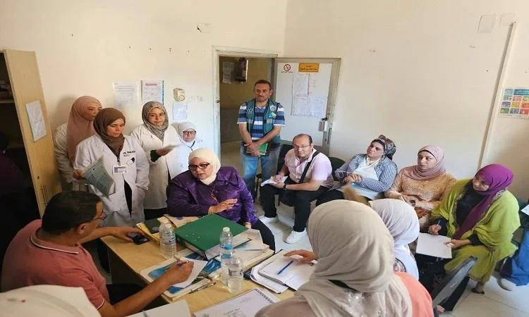 لجنة طبية لمراقبة مشروع منشأة تدعم الأطفال في مركز طب الأسرة بمرصفا