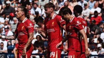 ليفربول يتغلب على بريستون في مباراة ودية خلال وداع جوتا