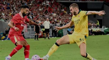 ليفربول يتلقى هزيمة أمام ميلان في مباراة ودية بمشاركة صلاح