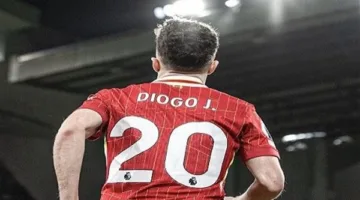 ليفربول يكرم ذكرى لاعبه الراحل دييجو جوتا بتجميد الرقم “20”