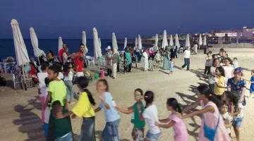 مالية البحر الأحمر تقيم فعالية رياضية على شاطئ الغردقة