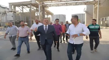 محافظ أسيوط يزور المشروع الثالث في محطة كهرباء الوليدية – صور