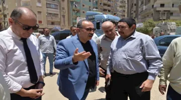 محافظ أسيوط يزور مشروع تحسين شارع ترعة عبد الله في منطقة المعلمين – صور