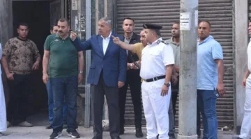 محافظ الإسكندرية يقرر مراجعة ملفات العقار المنهار في العطارين