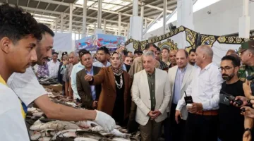 محافظ الإسماعيلية يطلق مشروع تخفيض أسعار الأسماك بعنوان “أسماك المحلية لأبناء المنطقة”