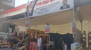 محافظ الجيزة يراقب سير عمل أسواق اليوم الواحد في إمبابة والعجوزة