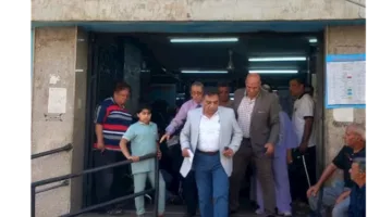 محافظ الدقهلية يزور عيادة التأمين الصحي في جديلة