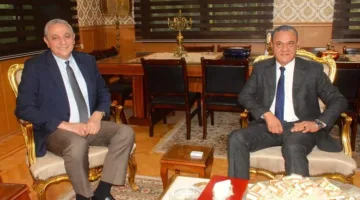 محافظ الغربية يهنئ المدير الجديد للأمن