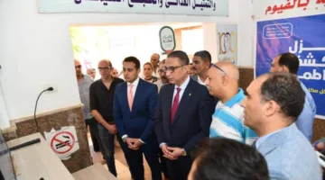 محافظ الفيوم يفتتح مبادرة “100 يوم صحة” لتوفير خدمات صحية متكاملة.