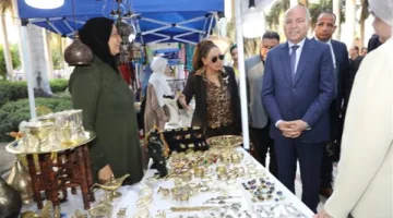 محافظ القاهرة ي inaugurates the “Sixth Cairo Bazaar” at Al-Azhar Park