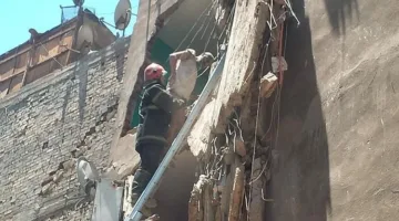 محافظ القاهرة يشرف على أعمال الحماية المدنية في معالجة انهيار عقار الساحل