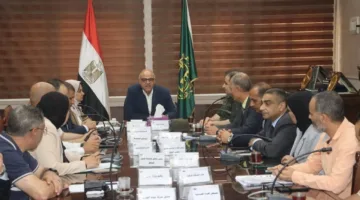 محافظ القليوبية يبحث مشروع بناء كوبري عبودة في شبين القناطر على ترعة الشرقاوية