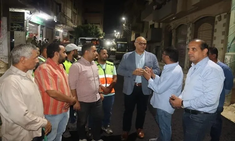 محافظ القليوبية يتابع مشروع رصف شارع مجدي زيدان في مدينة بنها محافظ القليوبية يتابع مشروع رصف شارع مجدي زيدان في مدينة بنها