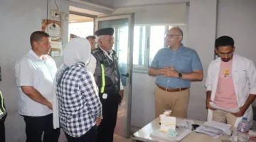 محافظ القليوبية يشرف على حملة فحص المخدرات والمخالفات المرورية
