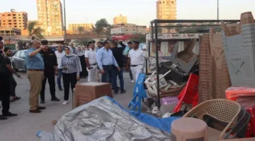 محافظ القليوبية ينظم حملة لإزالة العدوان على الممتلكات في حي شرق شبرا الخيمة