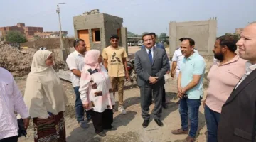 محافظ المنوفية يقوم بجولة تفقدية لمشروعات بناء المدارس الجديدة في شبين الكوم