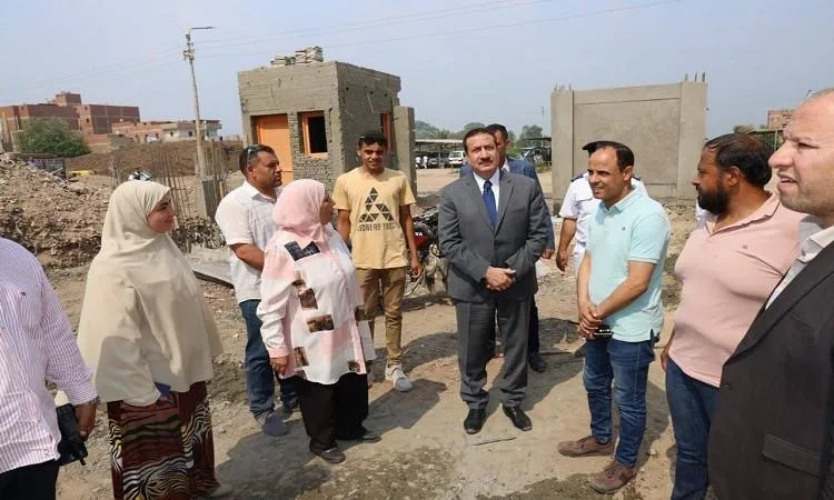 محافظ المنوفية يقوم بجولة تفقدية لمشروعات بناء المدارس الجديدة في شبين الكوم