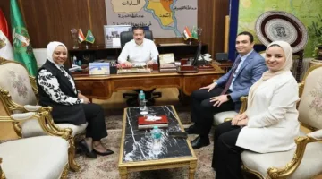 محافظ المنوفية يلتقي مسؤولي مركز الابتكار الرقمي وتكنولوجيا المعلومات في مصر