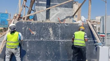 محافظ المنيا يشرف على تقدم مشروع تطوير ميدان النيل