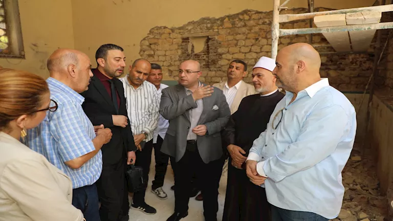 محافظ بني سويف يشرف على مشاريع تطوير مسجد السيدة حورية – صور محافظ بني سويف يشرف على مشاريع تطوير مسجد السيدة حورية – صور