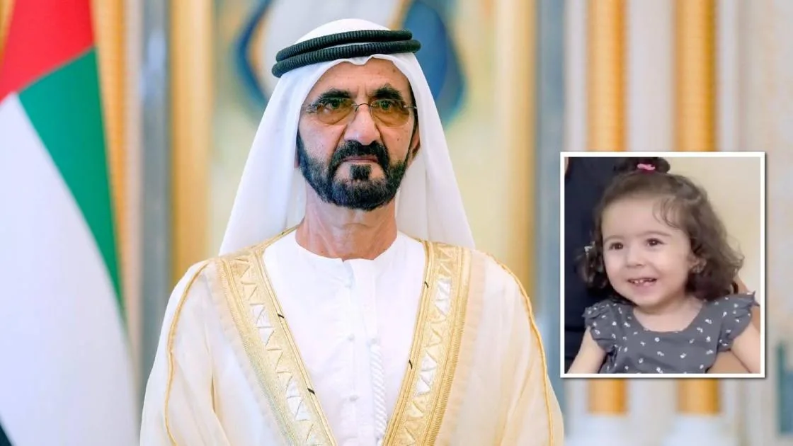 محمد بن راشد يتولى علاج الطفلة السورية يقين المصابة بمرض جيني يحتاج إلى رعاية فورية. محمد بن راشد يتولى علاج الطفلة السورية يقين المصابة بمرض جيني يحتاج إلى رعاية فورية.