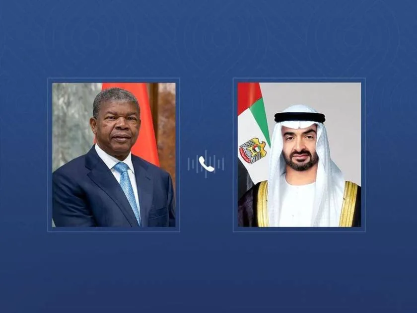 محمد بن زايد ورئيس أنغولا يناقشان عبر الهاتف سبل التعاون والشراكة المشتركة محمد بن زايد ورئيس أنغولا يناقشان عبر الهاتف سبل التعاون والشراكة المشتركة