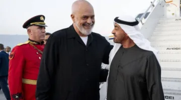 محمد بن زايد ورئيس وزراء ألبانيا يناقشان العلاقات الثنائية بين البلدين