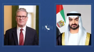 محمد بن زايد يثني على قرار بريطانيا للاعتراف بدولة فلسطين