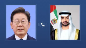 محمد بن زايد يستعرض سبل تعزيز التعاون مع الرئيس الكوري