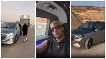 محمد رمضان يحتفي بشراء سيارة جديدة: “نتمنى أن نصل إلى 100 سيارة”