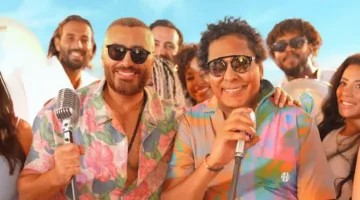 محمد منير يعبر عن فخره بتامر حسني